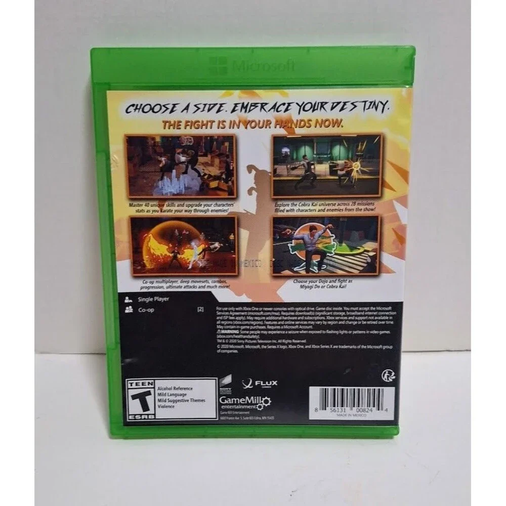 MICROSOFT XBOX ONE & XBOX SERIES X COBRA KAI THE KARATE KID SAGA CONTINUES